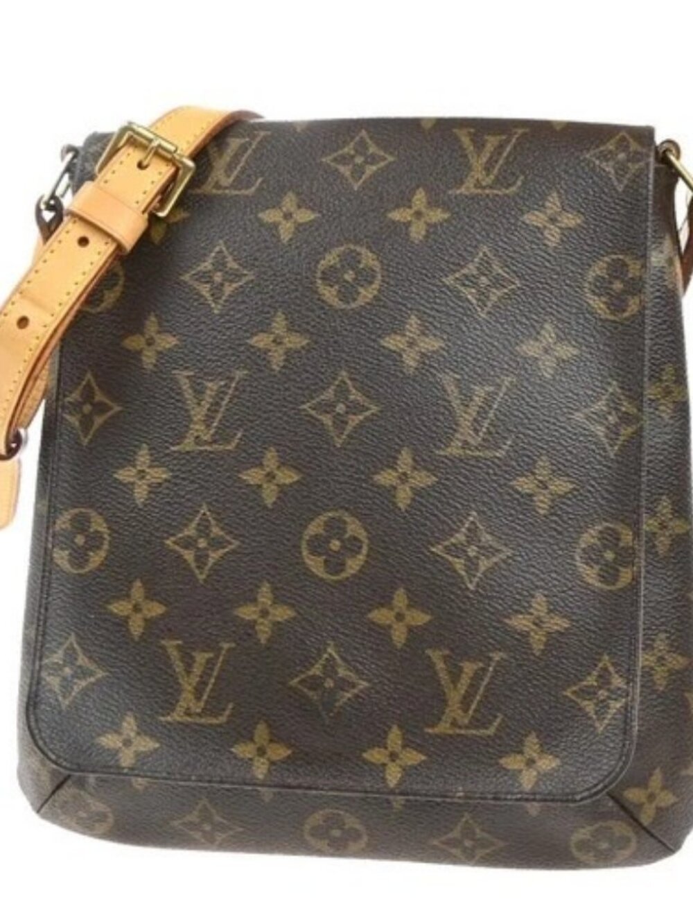 LOUIS VUITTON LV Musette Salsa Short Shoulder Bag Monogram Brown M51258 80EG367 - Picture 1 of 15